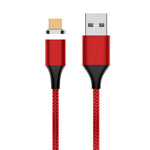 Cavo dati magnetico intrecciato in nylon da USB a micro USB M11 5A, lunghezza cavo: 1 m, Micro USB