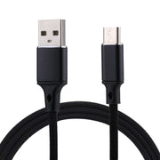 Cavo di ricarica per sincronizzazione dati in nylon con uscita da USB a USB-C / Type-C da 1 m 2A, 2A Black, 2A Pink, 2A Grey, 2A Blue, 2A Red, 2A White