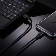 Cavo di ricarica per sincronizzazione dati in nylon con uscita da USB a USB-C / Type-C da 1 m 2A, 2A Black, 2A Pink, 2A Grey, 2A Blue, 2A Red, 2A White