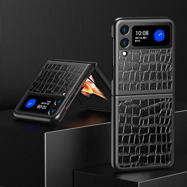 Custodia pieghevole in pelle per Samsung Galaxy Z Flip