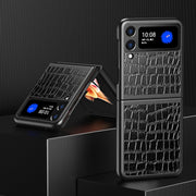Custodia pieghevole in pelle per Samsung Galaxy Z Flip