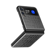Custodia pieghevole in pelle per Samsung Galaxy Z Flip