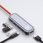 Docking station ROCK RT16 5 in 1 USB-C con HDMI 4K