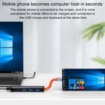 Docking station ROCK RT16 5 in 1 USB-C con HDMI 4K