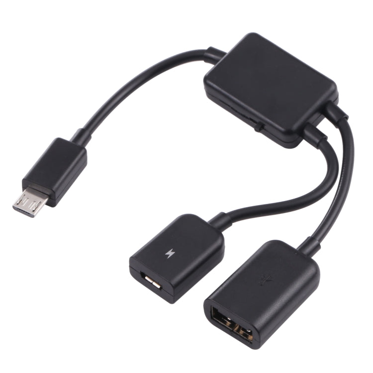 Cavo adattatore OTG Micro USB da 1 a 2
