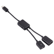 Cavo adattatore OTG Micro USB da 1 a 2