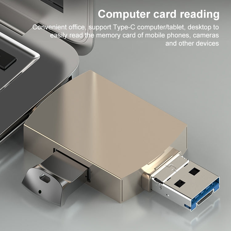 Lettore schede 3 in 1 USB-C a USB Micro USB OTG