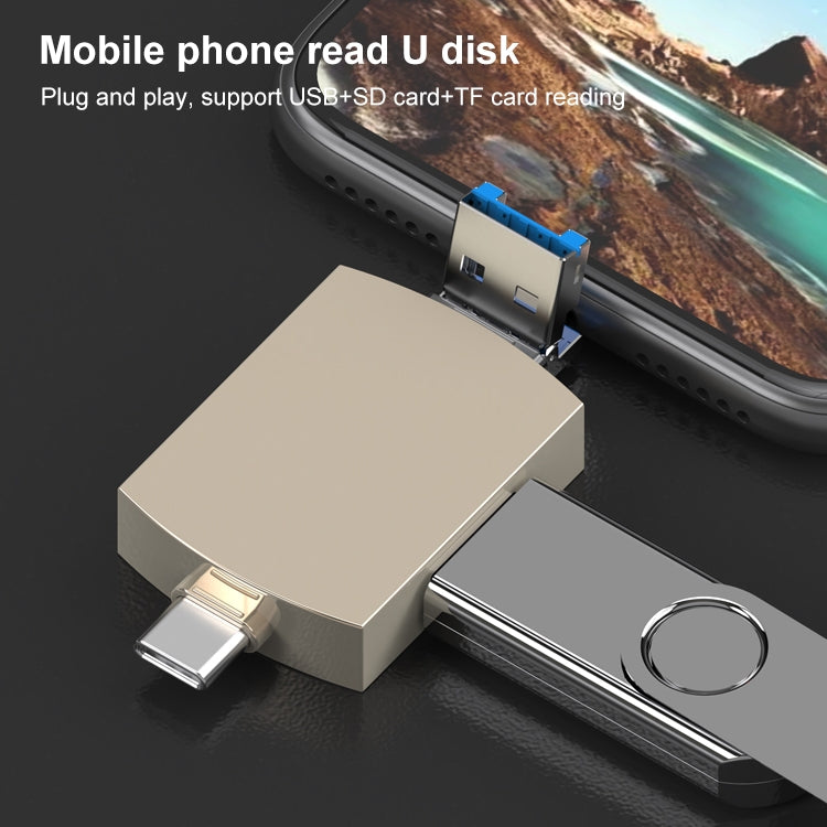Lettore schede 3 in 1 USB-C a USB Micro USB OTG