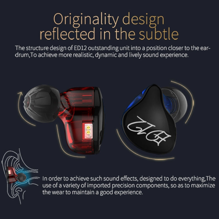 Auricolari sportivi KZ ED12 con jack 3,5 mm