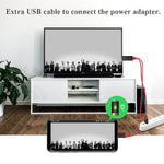 Interfaccia USB-C 2 in 1 con cavo HDMI Ultra HD 4K 2m rossa