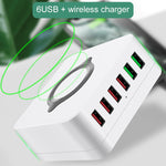 Stazione di ricarica wireless 7 in 1 compatibile Qi
