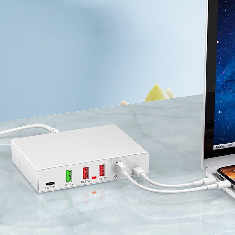 X5 Stazione di ricarica rapida USB 6 in 1