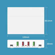 X5 Stazione di ricarica rapida USB 6 in 1