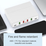 X5 Stazione di ricarica rapida USB 6 in 1 per smartphone e tablet