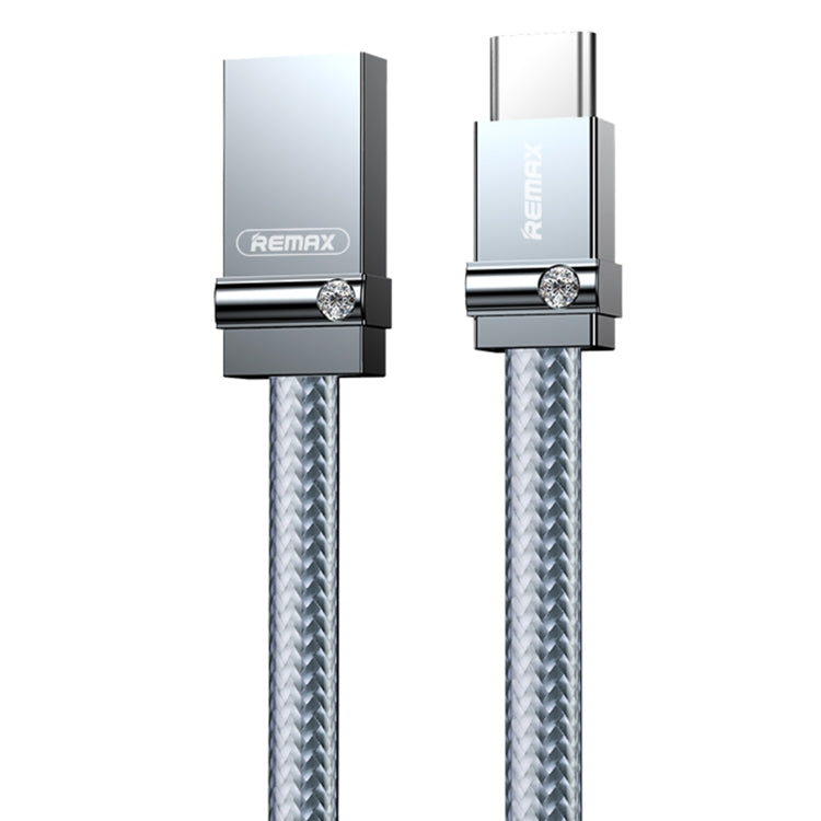 REMAX RC-091a Cavo di ricarica per sincronizzazione dati da USB a USB-C / Type-C Golden Diamond da 2,4 A, lunghezza cavo: 1 m, RC-091a