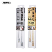 REMAX RC-091a Cavo di ricarica per sincronizzazione dati da USB a USB-C / Type-C Golden Diamond da 2,4 A, lunghezza cavo: 1 m, RC-091a