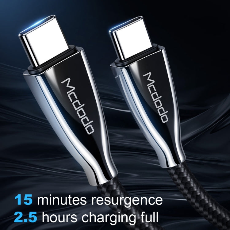 Cavo Mcdodo CA-5891 Excellence Series 3A da tipo C a tipo C, lunghezza: 2 m