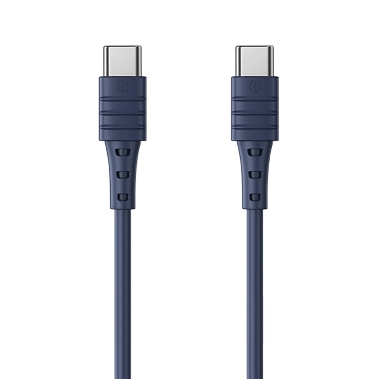 REMAX RC-068 PD 65W Type-C / USB-C a Type-C / USB-C Cavo dati di ricarica rapida TPE ad alta elasticità, lunghezza: 1 m, Type-C to Type-C