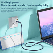 REMAX RC-068 PD 65W Type-C / USB-C a Type-C / USB-C Cavo dati di ricarica rapida TPE ad alta elasticità, lunghezza: 1 m, Type-C to Type-C