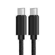 Cavo dati intrecciato da USB-C/Type-C maschio a USB-C/Type-C maschio da 60 W, lunghezza cavo: 1 m