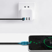 Cavo dati intrecciato da USB-C/Type-C maschio a USB-C/Type-C maschio da 60 W, lunghezza cavo: 1 m