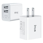 Caricatore da viaggio doppia porta USB IVON AD36 12W 2.4A