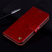 Custodia portafoglio in pelle per Galaxy A6 2018