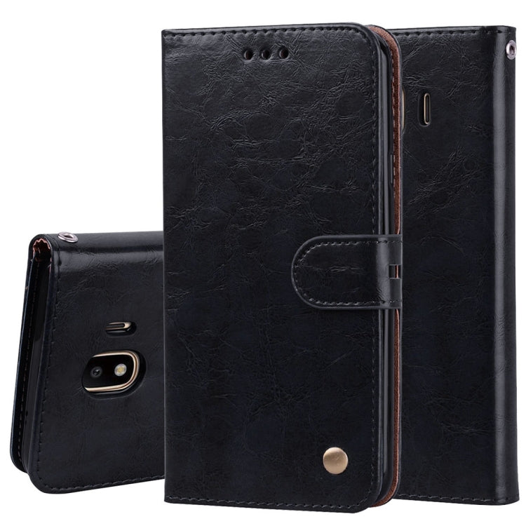Custodia portafoglio in pelle per Samsung Galaxy J4 2018