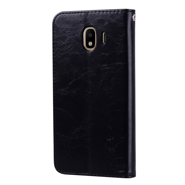 Custodia portafoglio in pelle per Samsung Galaxy J4 2018