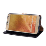 Custodia portafoglio in pelle per Samsung Galaxy J4 2018