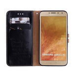 Custodia portafoglio in pelle per Samsung Galaxy J4 2018