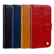 Custodia portafoglio in pelle per Samsung Galaxy J4 2018