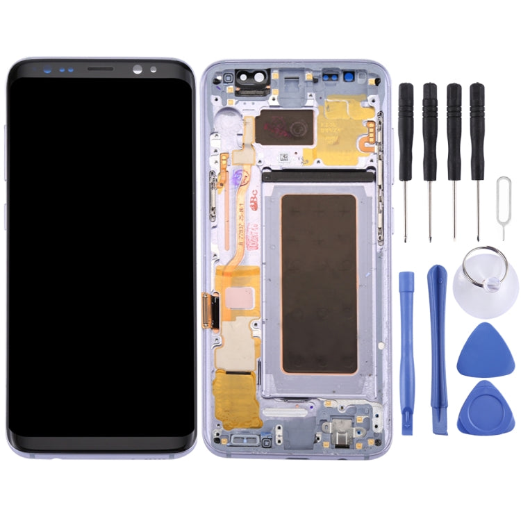 Schermo LCD originale con cornice per Samsung Galaxy S8
