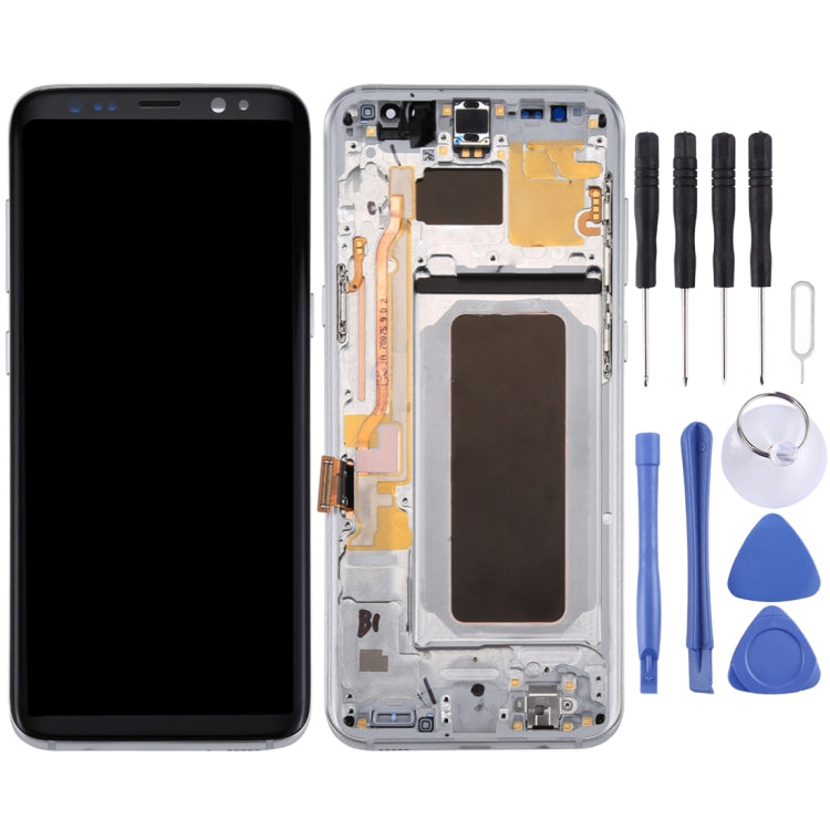 Schermo LCD originale con touch e cornice per Galaxy S8+