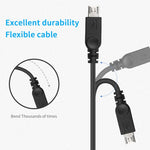 Cavo adattatore USB-C femmina a 2 Micro USB maschio 30 cm