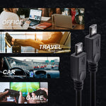 Cavo adattatore USB-C femmina a 2 Micro USB maschio 30 cm