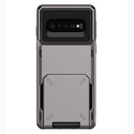 Custodia TPU e PC con slot carte per Galaxy S10