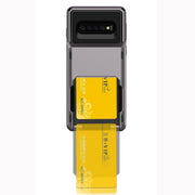 Custodia TPU e PC con slot carte per Galaxy S10