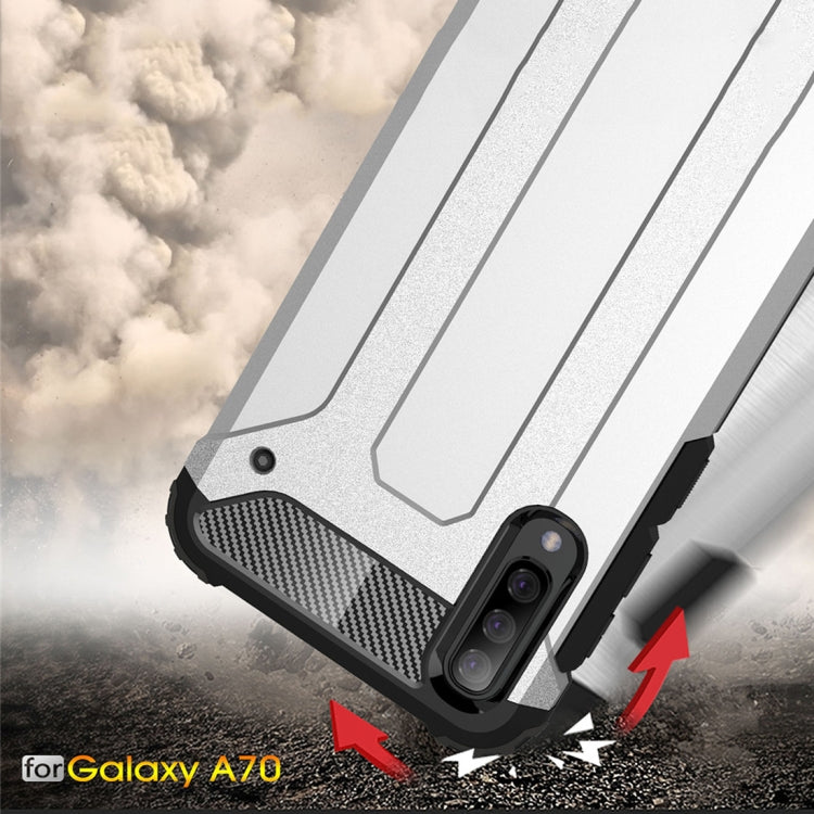 Custodia combinata Magic Armor TPU + PC per Galaxy A70, For Galaxy A70
