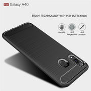 Custodia TPU in fibra di carbonio per Samsung Galaxy A40