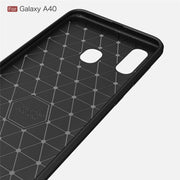 Custodia TPU in fibra di carbonio per Samsung Galaxy A40