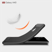 Custodia TPU in fibra di carbonio per Samsung Galaxy A40