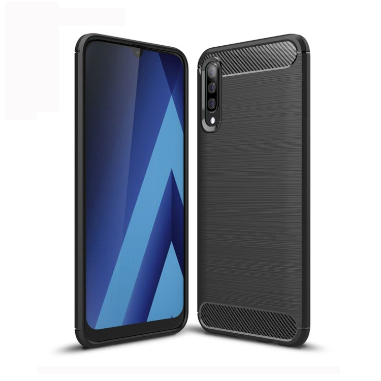 Custodia TPU in fibra di carbonio per Samsung Galaxy A70