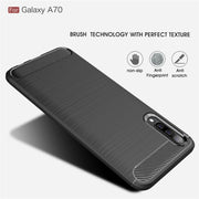 Custodia TPU in fibra di carbonio per Samsung Galaxy A70