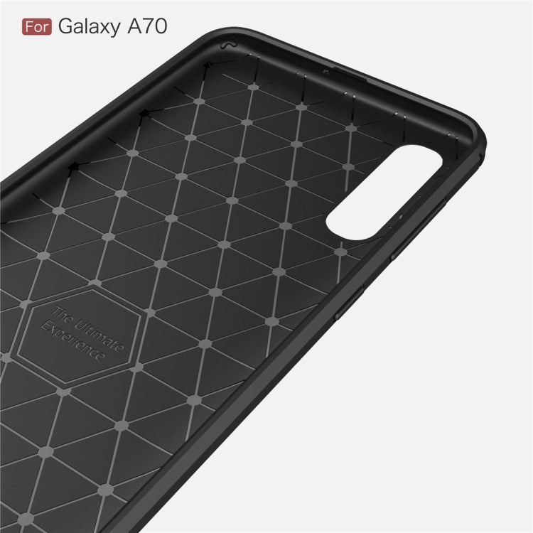 Custodia TPU in fibra di carbonio per Samsung Galaxy A70
