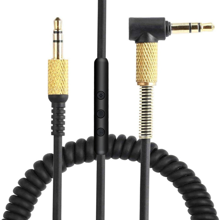 Cavo per auricolari maschio-maschio da 3,5 mm con chiamata controllata tramite filo per auricolari Marshall, lunghezza cavo: 1,25 m-1,8 m, Wire-controlled Call Version