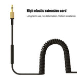 Cavo per auricolari maschio-maschio da 3,5 mm con chiamata controllata tramite filo per auricolari Marshall, lunghezza cavo: 1,25 m-1,8 m, Wire-controlled Call Version