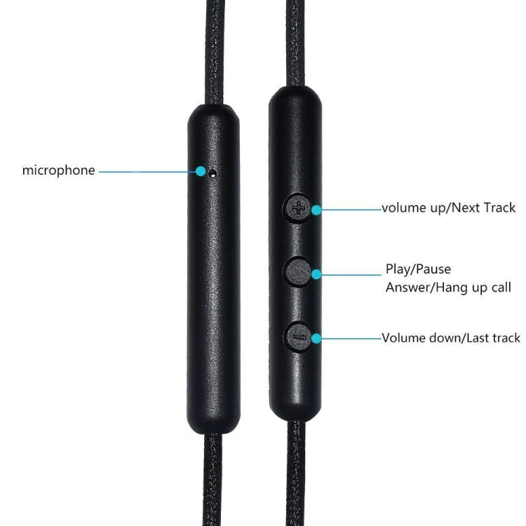 Cavo per auricolari maschio-maschio da 3,5 mm con chiamata controllata tramite filo per auricolari Marshall, lunghezza cavo: 1,25 m-1,8 m, Wire-controlled Call Version