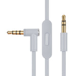 ZS0087 Cavo per auricolari maschio-maschio da 3,5 mm con microfono e controllo via cavo, lunghezza cavo: 1,4 m