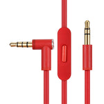ZS0087 Cavo per auricolari maschio-maschio da 3,5 mm con microfono e controllo via cavo, lunghezza cavo: 1,4 m